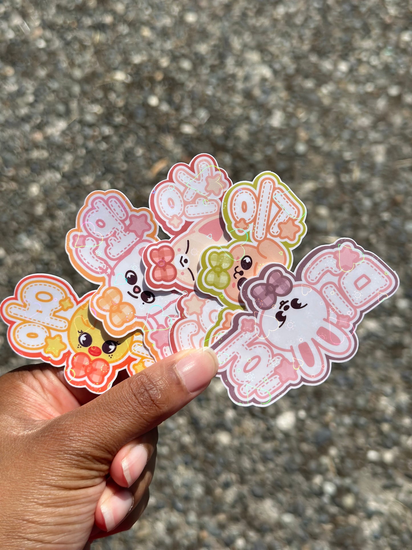 SKZOO Name Badge Stickers