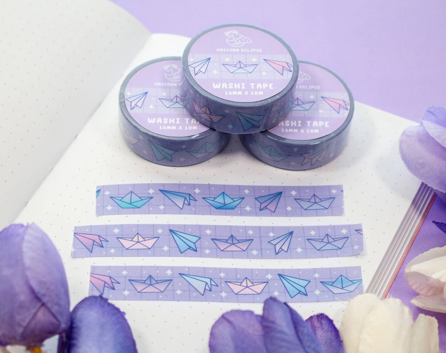 🛩️ Paper Planes & Boats Washi Tape – Drift and Fly!