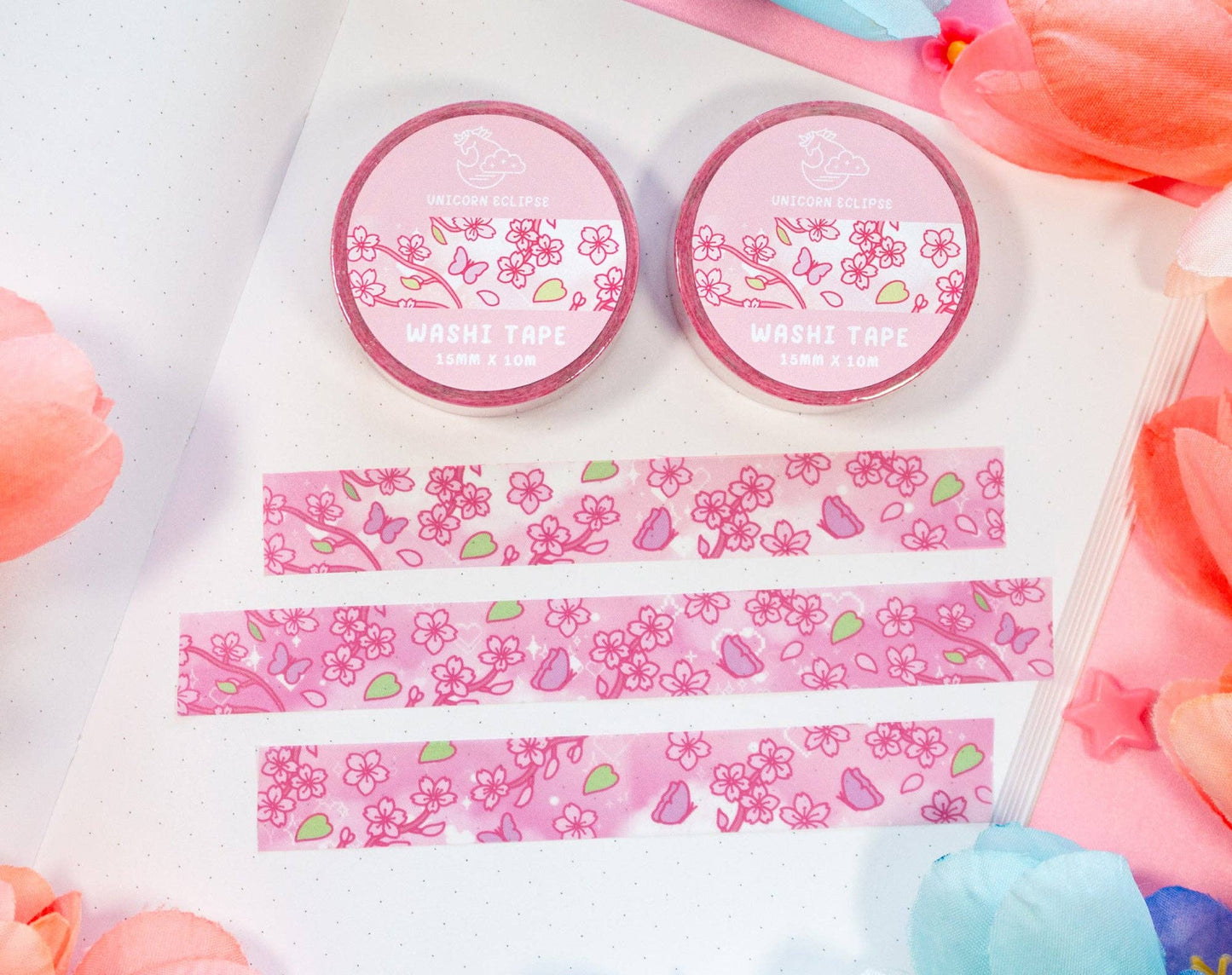 🌸 Sakura Washi Tape – Blossoms on Every Page!