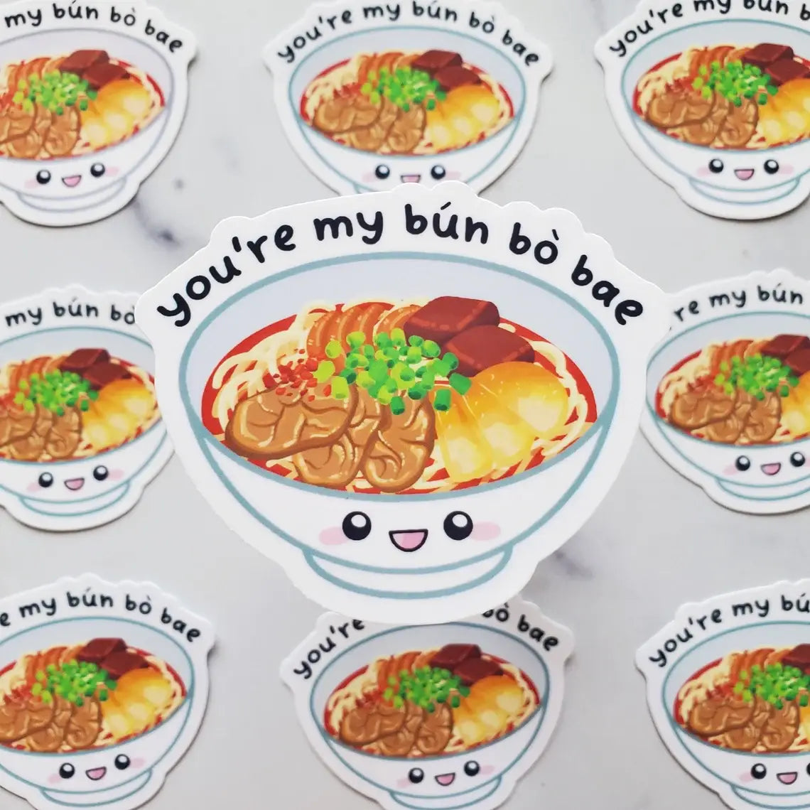 Bún bò Huế Sticker, Bun Bo Hue sticker, Vietnamese sticker