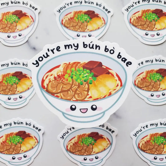 Bún bò Huế Sticker, Bun Bo Hue sticker, Vietnamese sticker