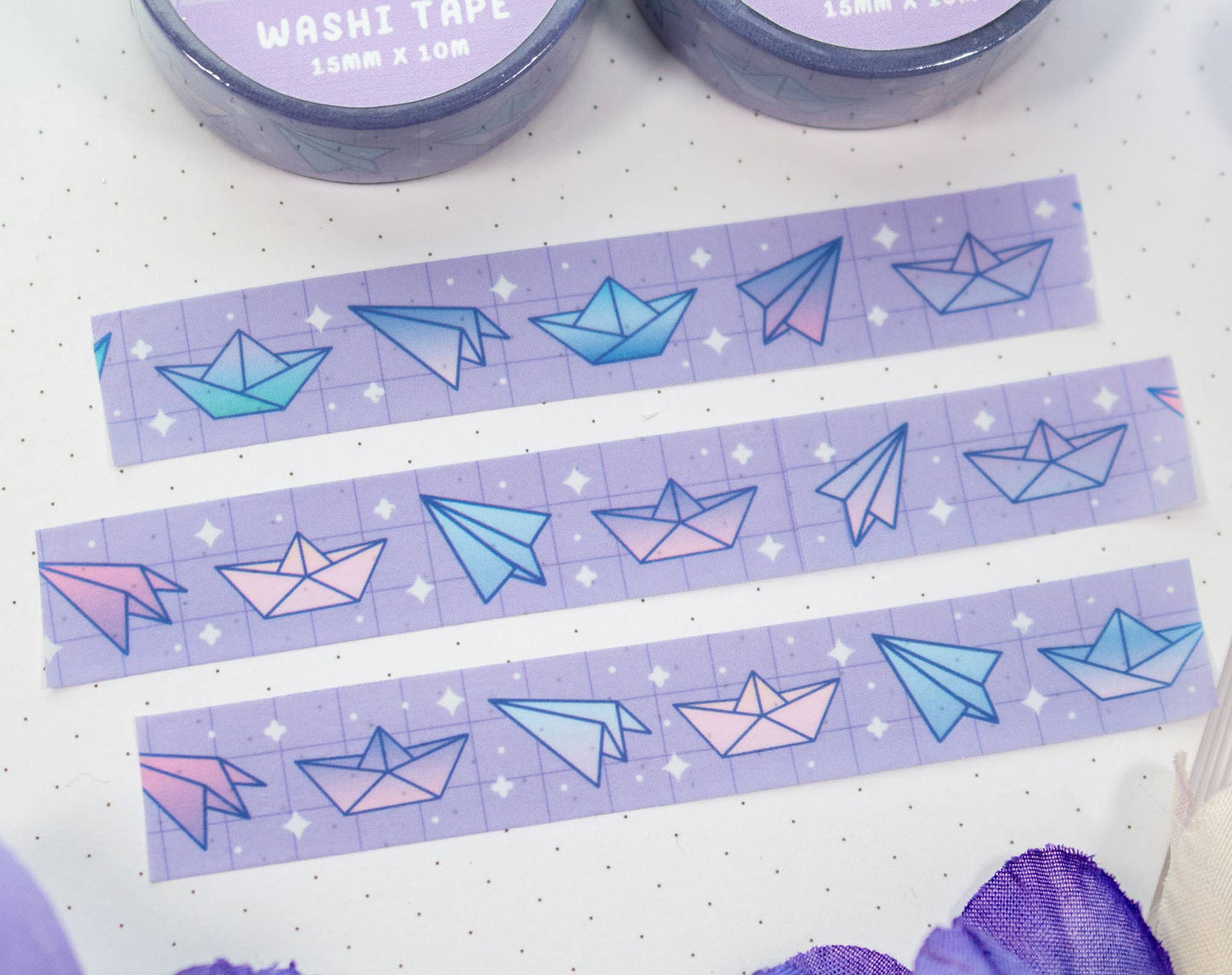 🛩️ Paper Planes & Boats Washi Tape – Drift and Fly!