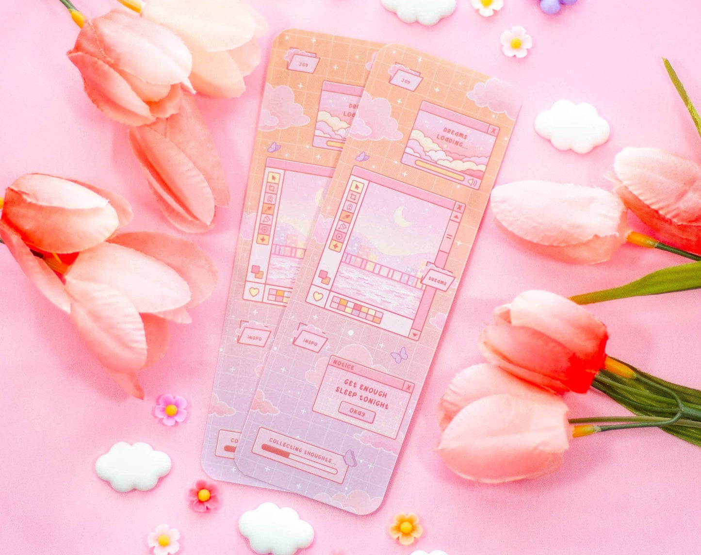 π Digital Dreamscape Bookmark β Glossy & Double-Sided! π₯οΈ