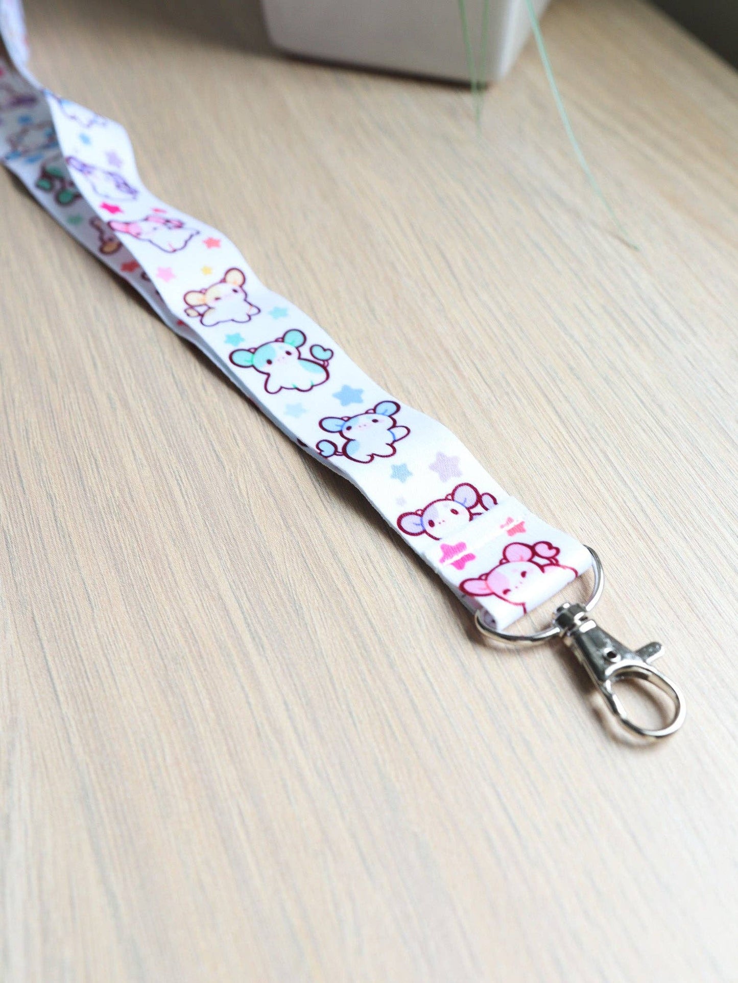 Pastel Cows Lanyard