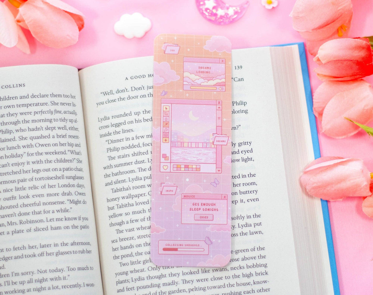 π Digital Dreamscape Bookmark β Glossy & Double-Sided! π₯οΈ