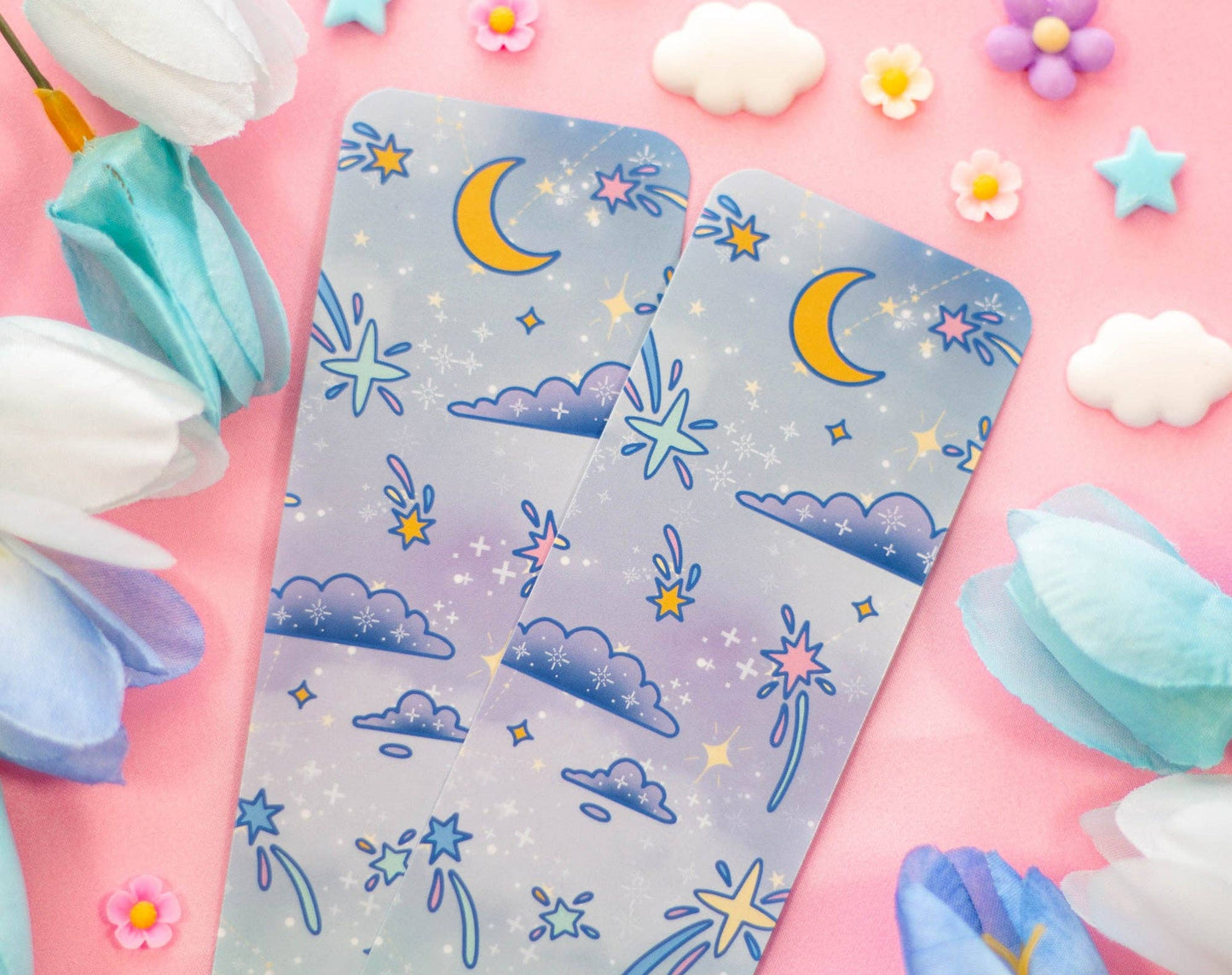 🌌 Celestial Galaxy Bookmark – Glossy & Double-Sided! ✨