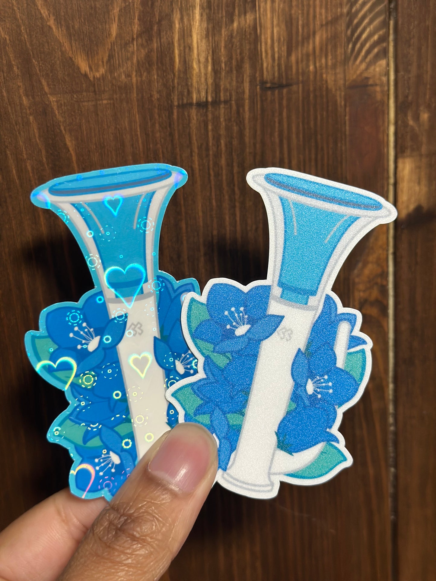 π‘ K-Pop Light Stick Vinyl Sticker β Holographic or Matte! πΆ