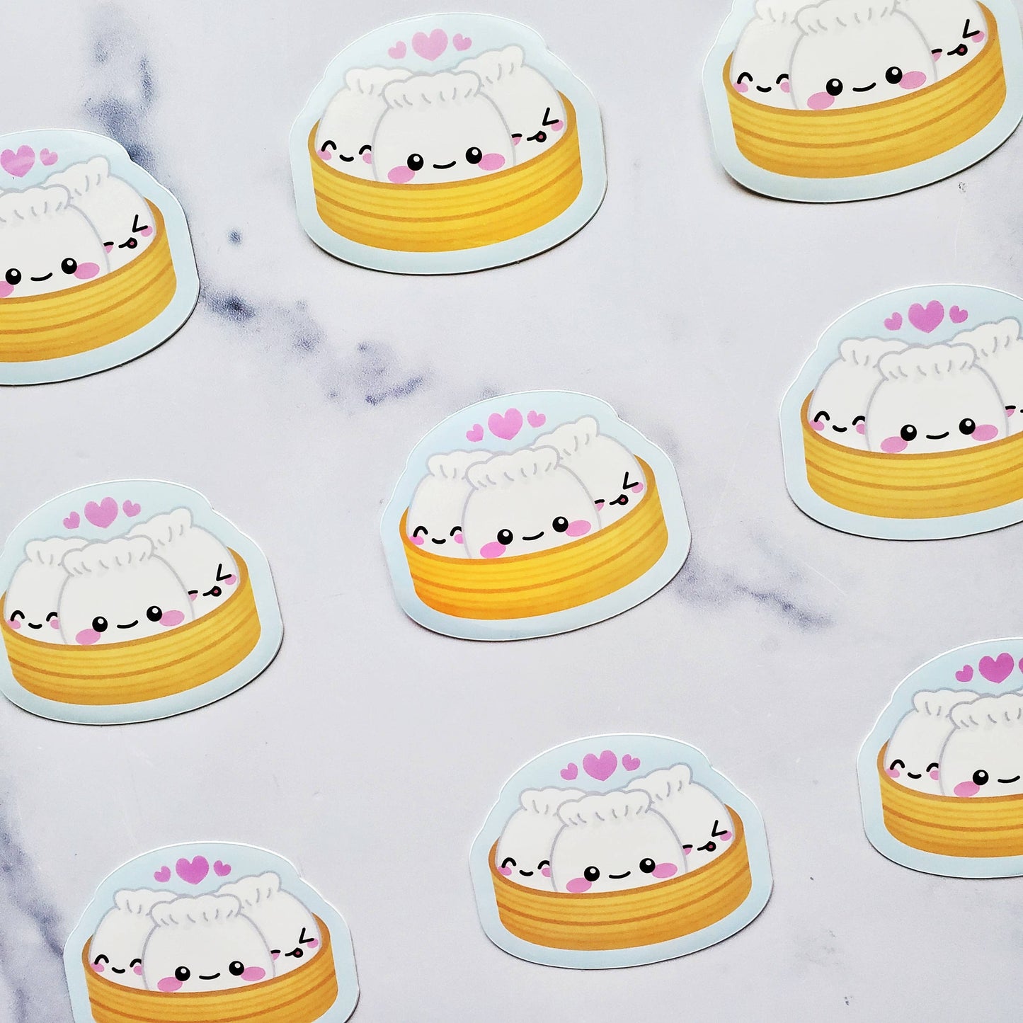 Xiao Long Bao Buddies Sticker, Chinese Steamed Buns Dim Sum