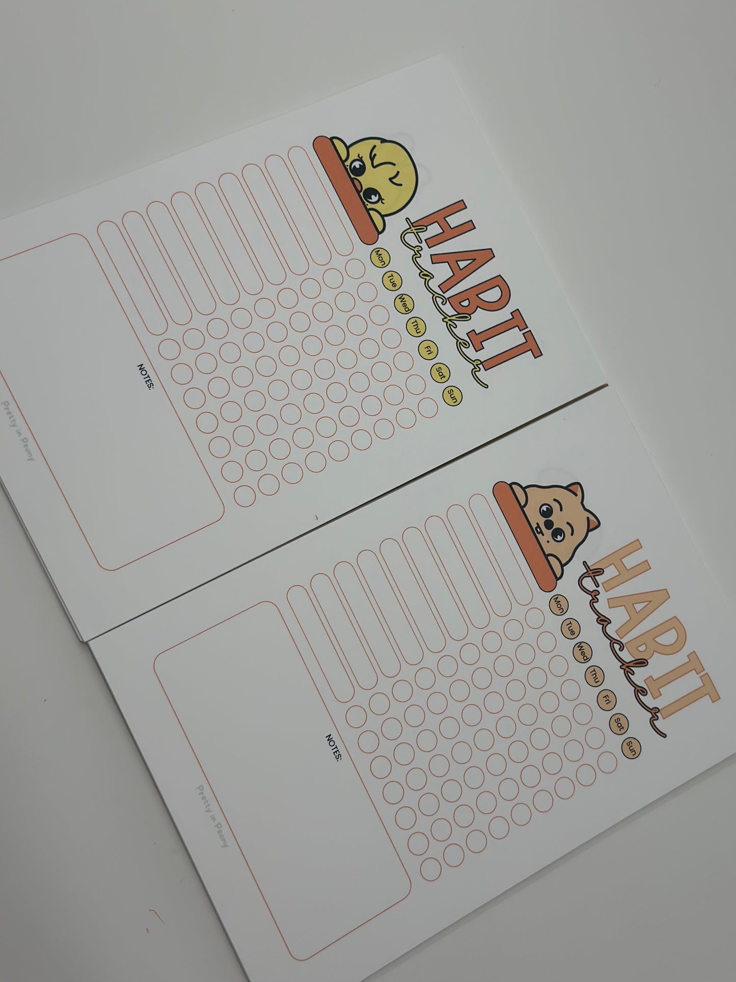 🐾 SKZOO Habit Tracker Notepad