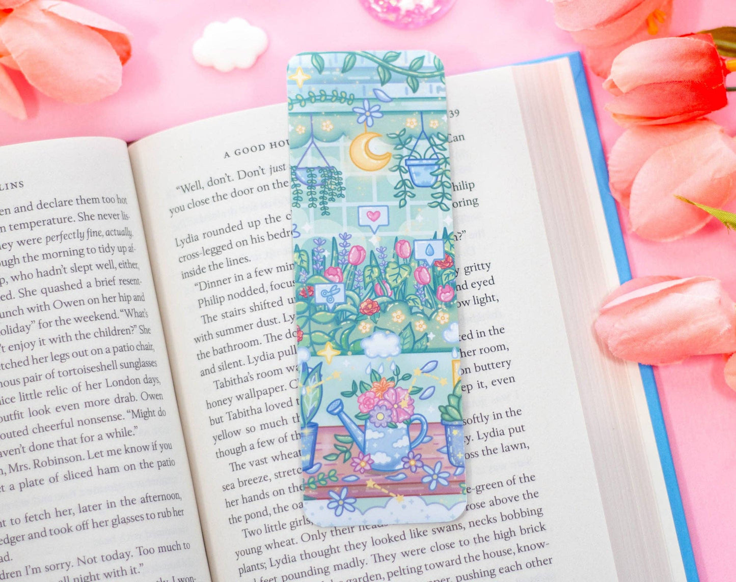 ๐ฟ Botanical Bliss Bookmark โ Glossy & Double-Sided! ๐ธ