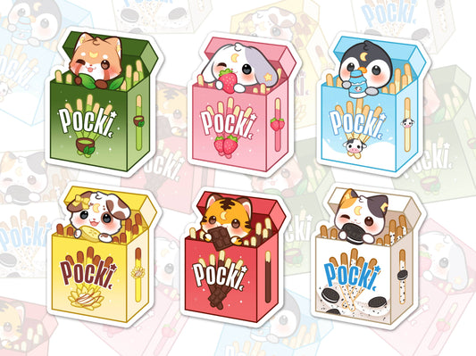 Pocki Friends Sticker