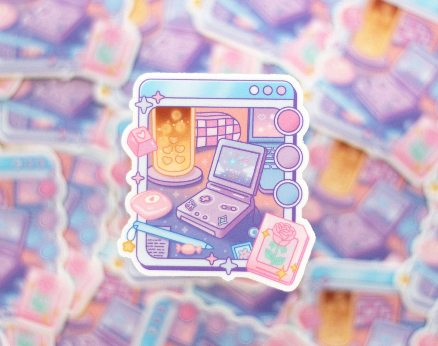🎮 Chill Game Night Sticker – Cozy Gamer Vibes! 🧸