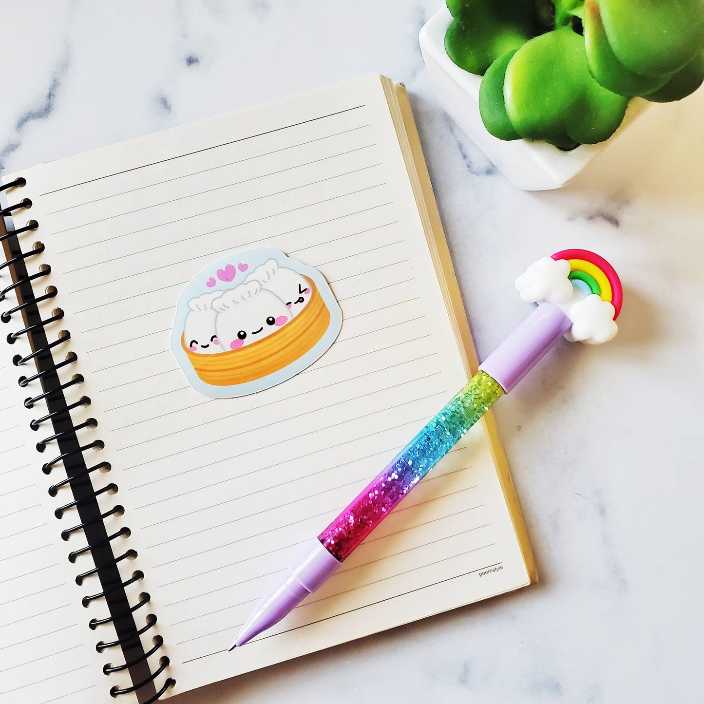 Xiao Long Bao Buddies Sticker, Chinese Steamed Buns Dim Sum