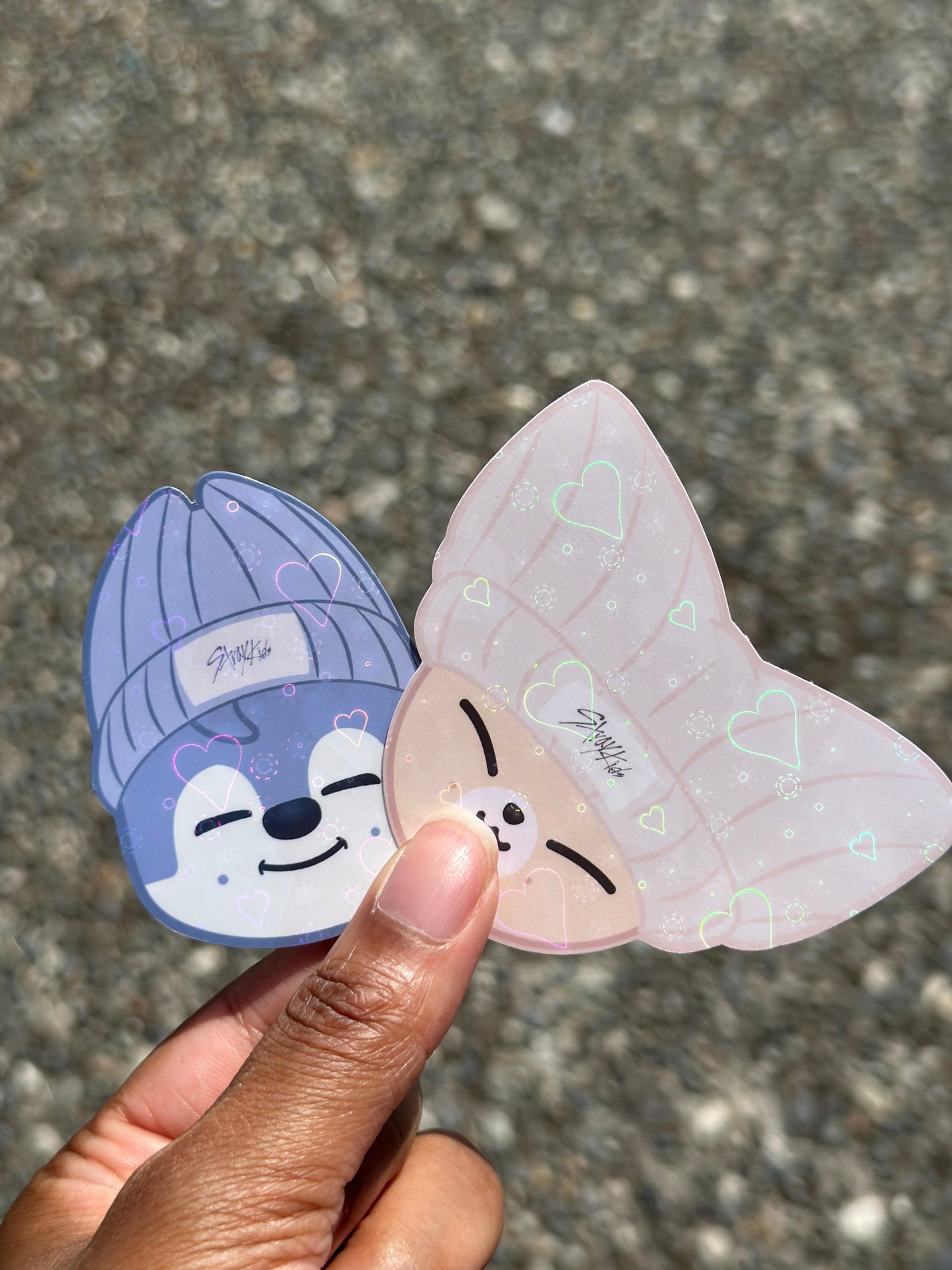 ๐พ SKZOO with Beanies Vinyl Sticker Face Edition