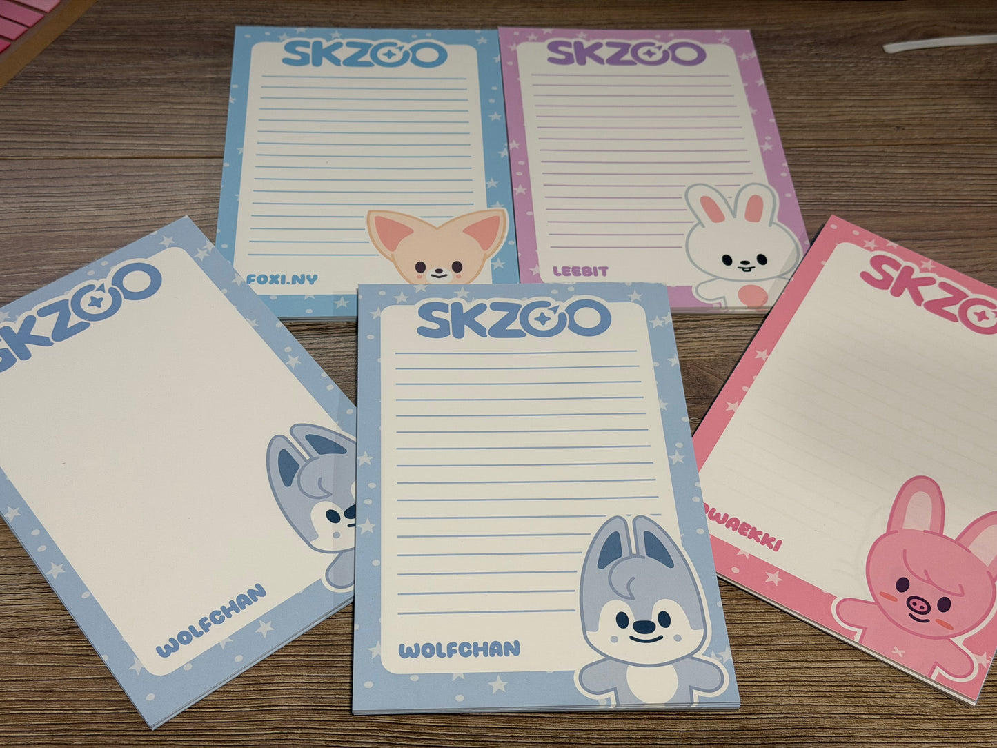 📓 SKZOO Notepads