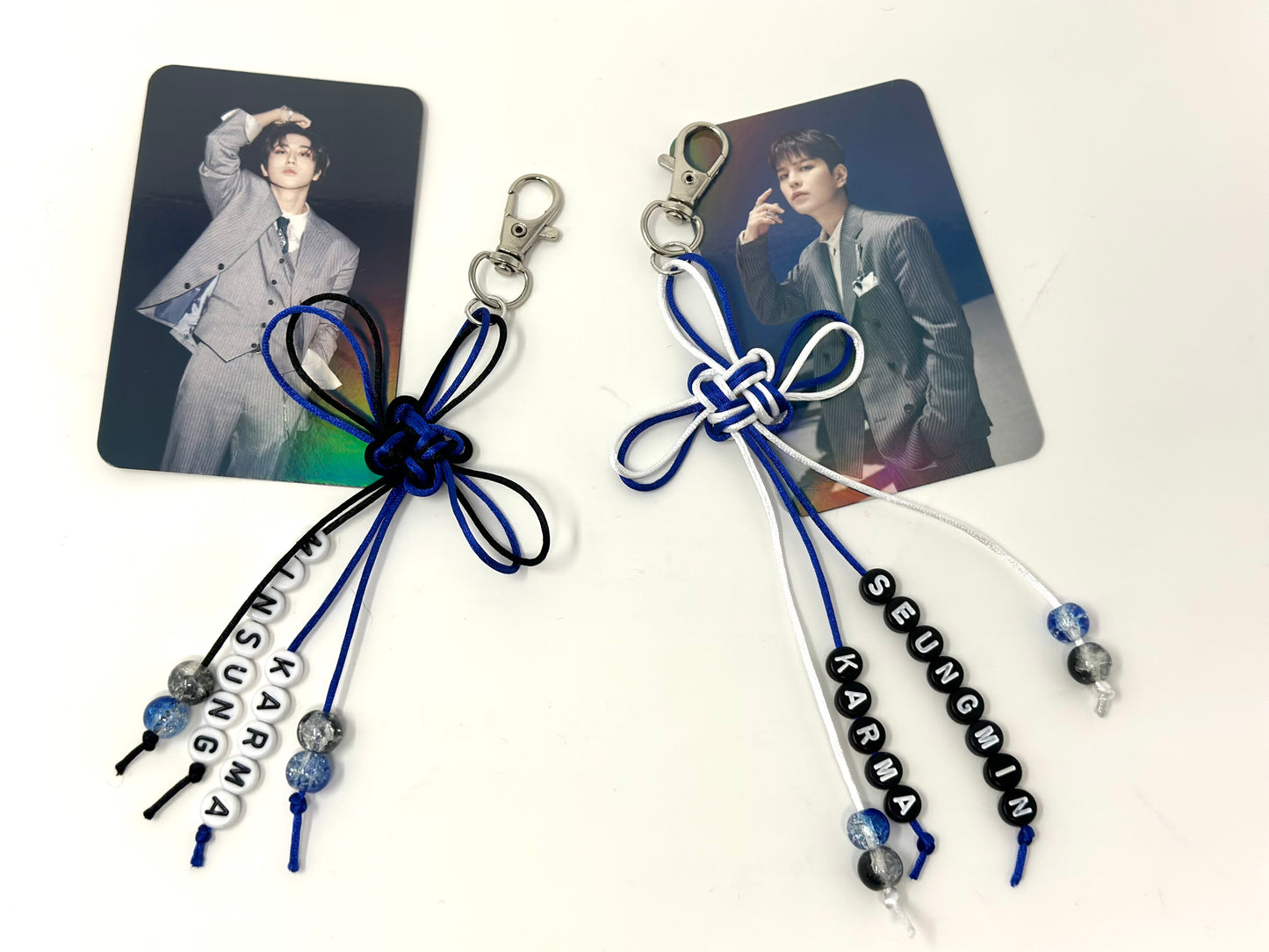 Karma-Inspired Stray Kids Lucky Knot Keychain – Customizable & Limited Edition! 🧵✨
