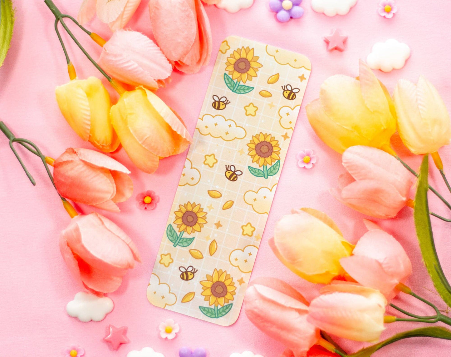 ๐ป Sunflower Dreams Bookmark โ Glossy & Double-Sided! ๐