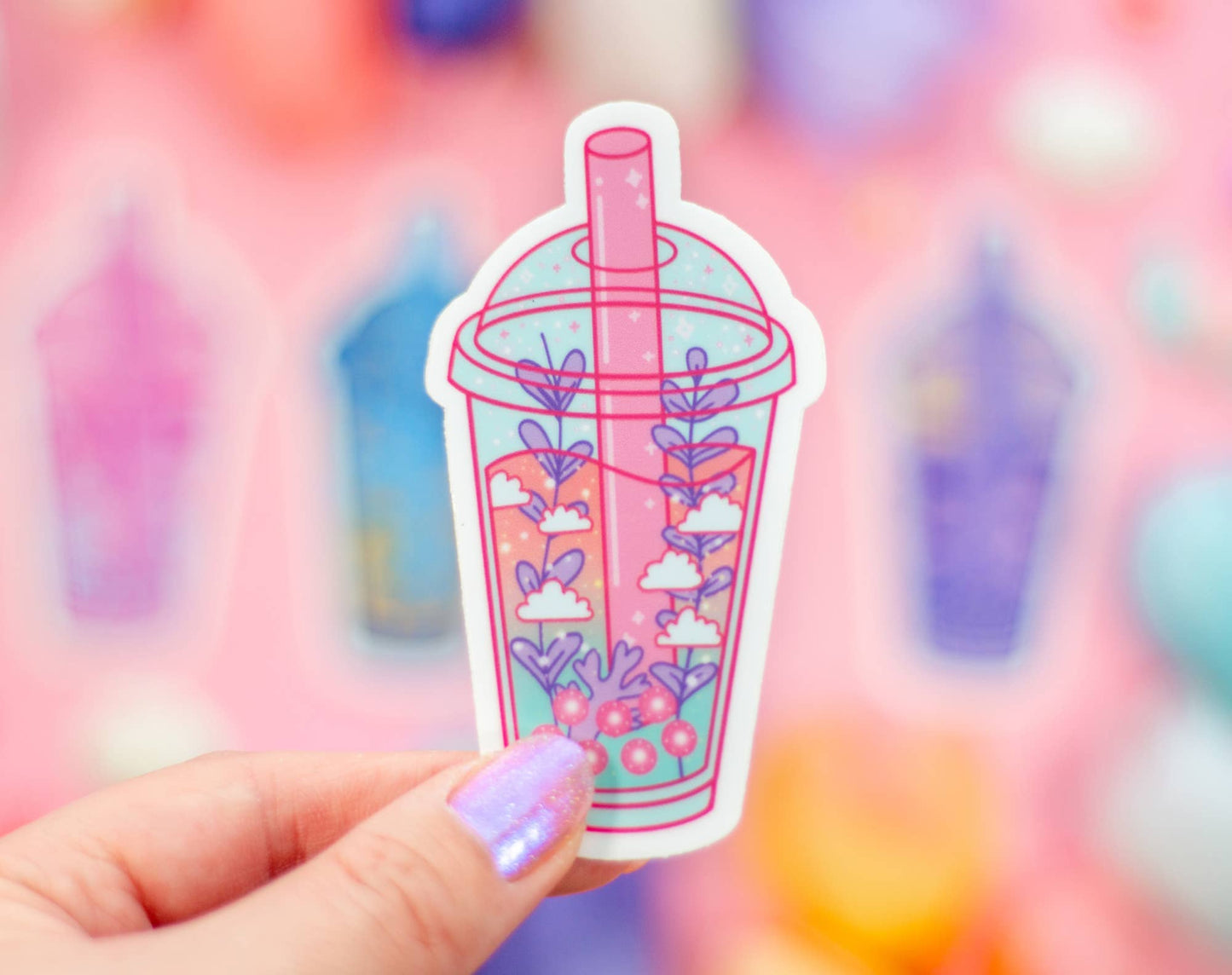 Bubble Tea Drink Sticker