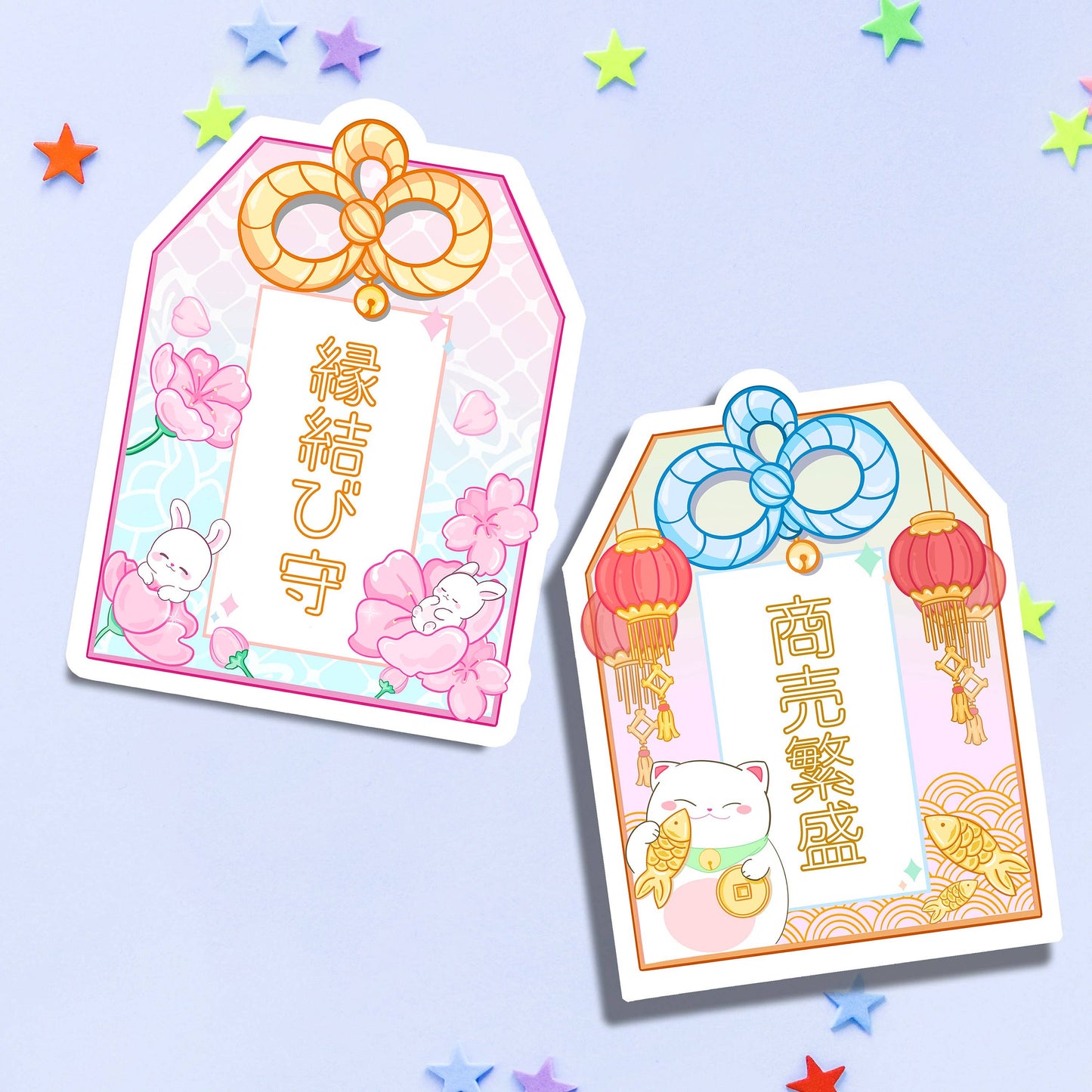 Japanese Omamori Stickers