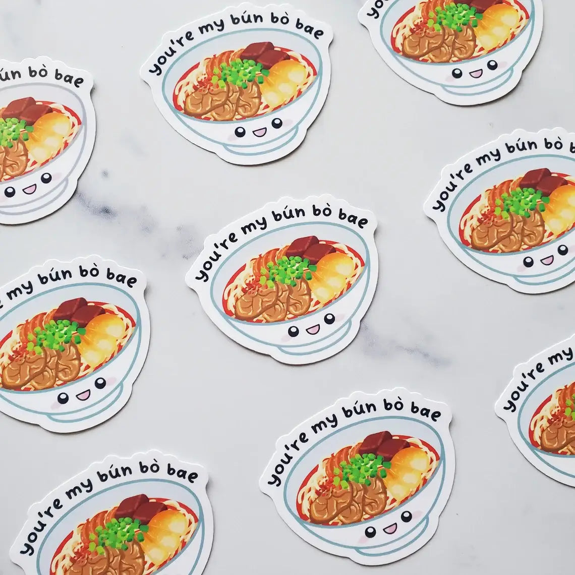 Bún bò Huế Sticker, Bun Bo Hue sticker, Vietnamese sticker