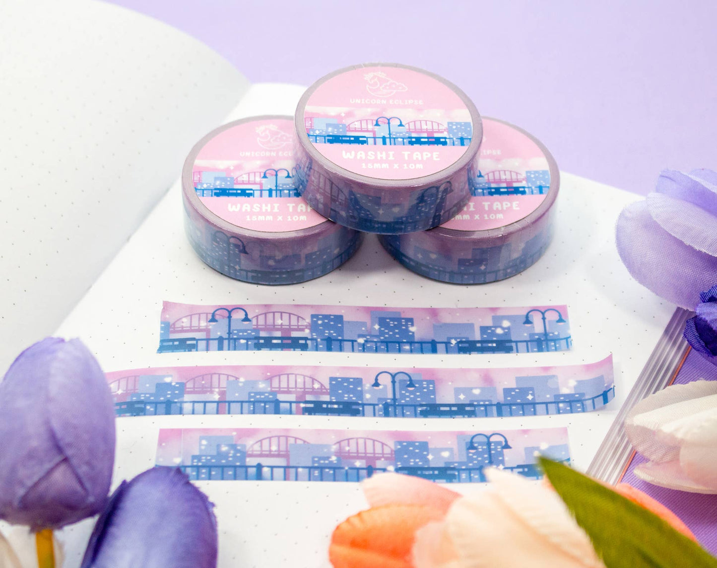 π City Skyline Washi Tape β Bright Lights, Big Dreams!
