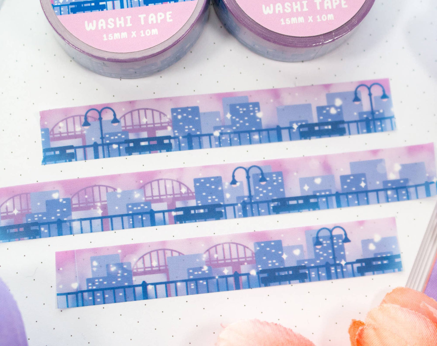 π City Skyline Washi Tape β Bright Lights, Big Dreams!