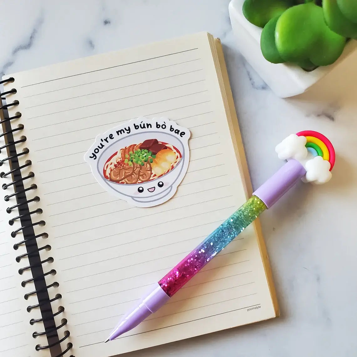 Bún bò Huế Sticker, Bun Bo Hue sticker, Vietnamese sticker