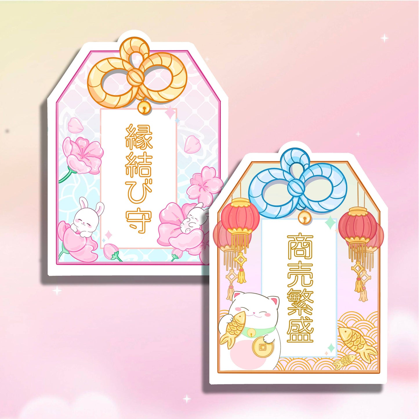 Japanese Omamori Stickers