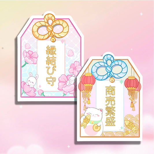 Japanese Omamori Stickers