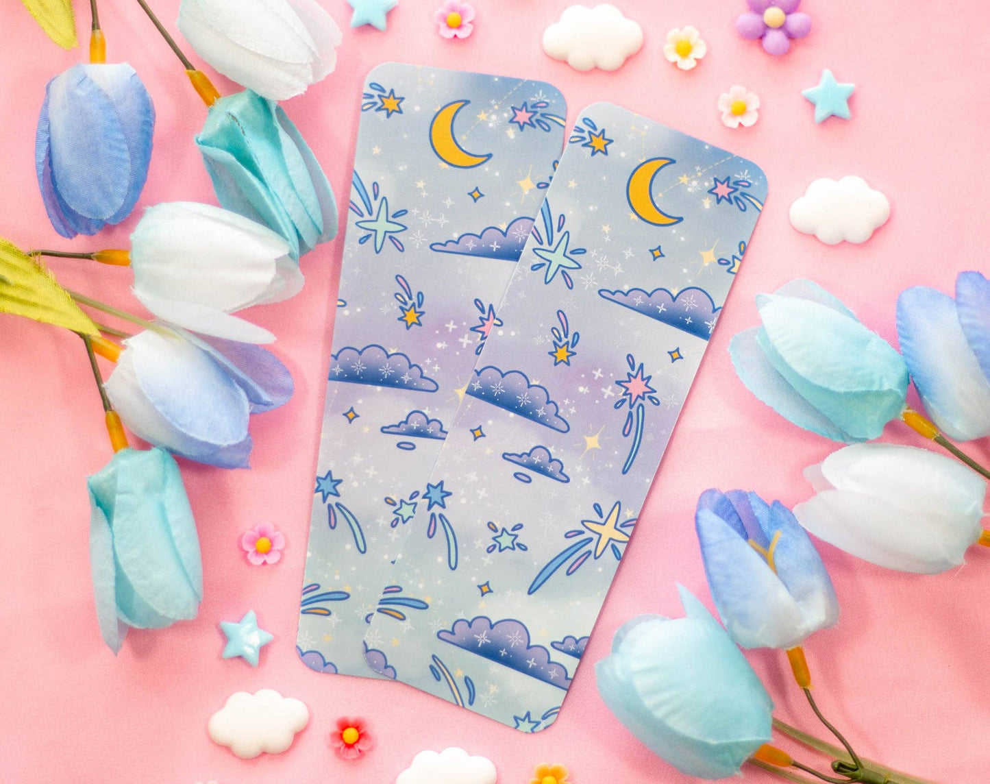 🌌 Celestial Galaxy Bookmark – Glossy & Double-Sided! ✨