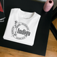 Indigo Graphic T-Shirt Hoodie