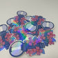 Enhypen Light Stick Holographic Stickers 2.8 in x 5 in