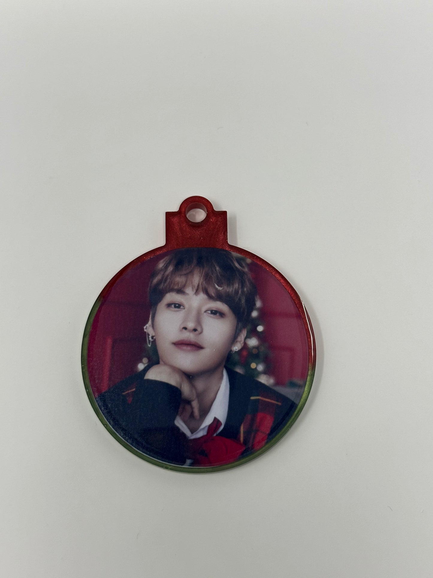 Stray Kids Evel Christmas Portrait Resin Ornaments