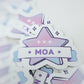 Tomorrow x Together TXT Star Stickers 2.5 in x 2 in