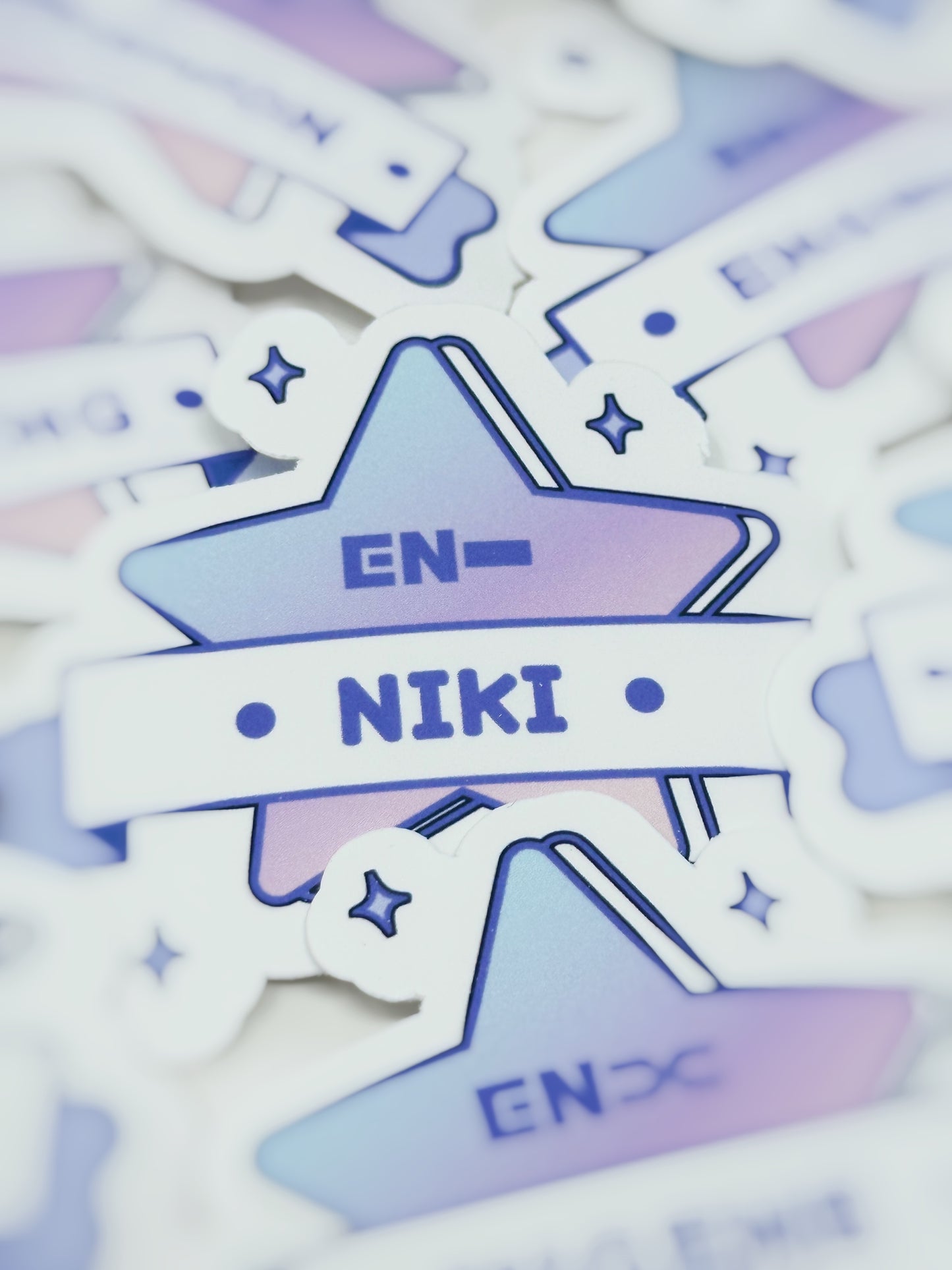 Enhypen Member Star Stickers 2.5 in x 2 in