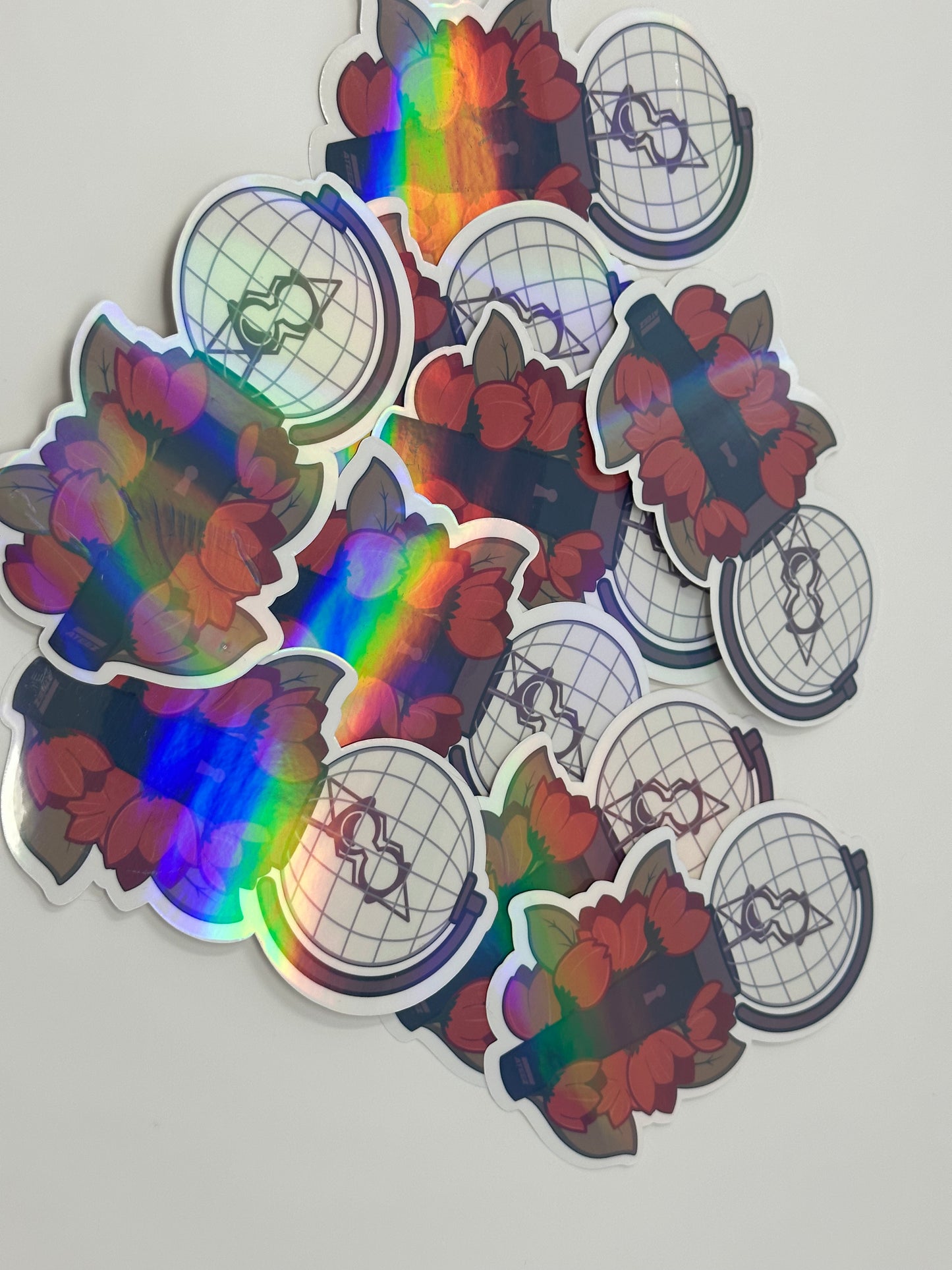 Ateez Light Stick Holographic Stickers 3 in x 5.25 in