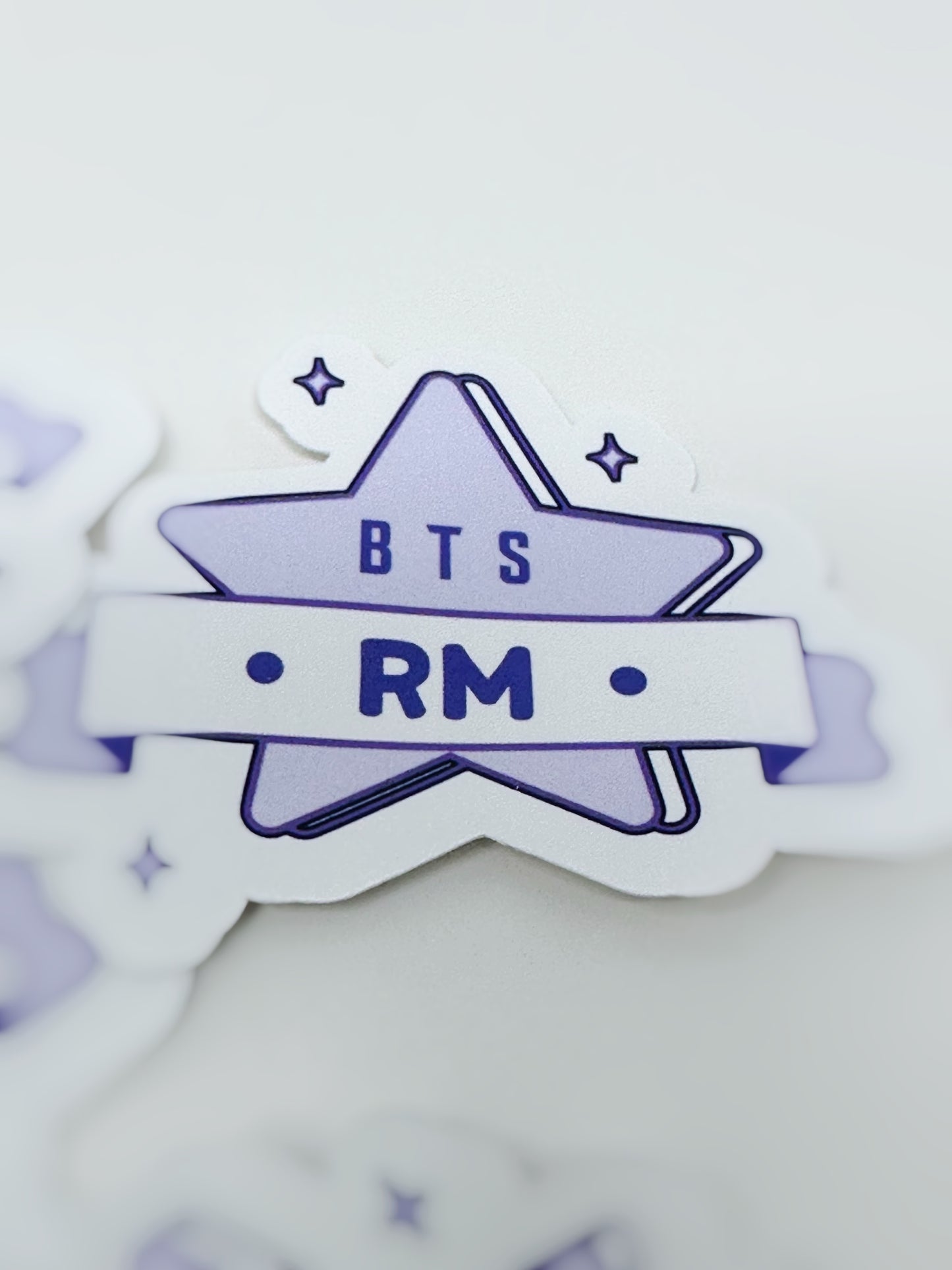 BTS Star Stickers 2.5 in x 2 in