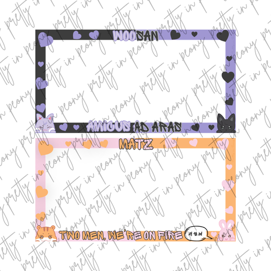 [Pre Order]  Ateez Ship License Plate Frames