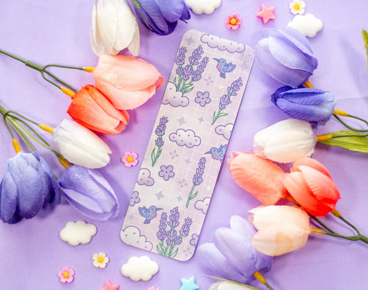 🌿 Lavender Dreams Bookmark – Glossy & Double-Sided! 💜