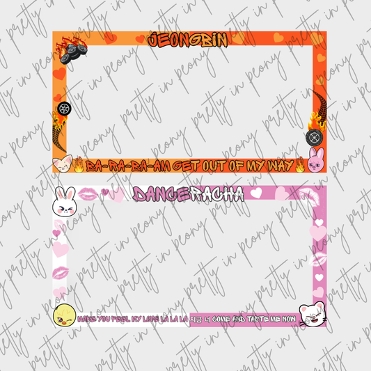 [Pre Order]  Stray Kids License Plate Frames V2