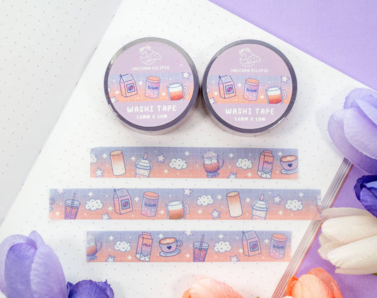 ☕ Coffee Shop Washi Tape – Cozy Café Vibes!