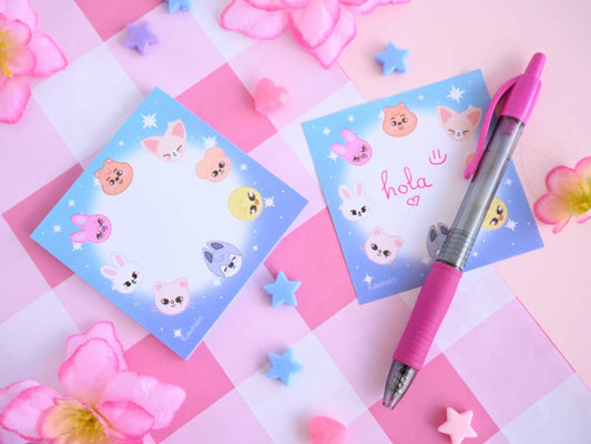 🐾 SKZOO Cute Animals Sticky Notes – Stay Soft, Stay Organized! 🎶