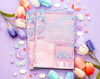 🎮 Game Time Planner Pad – Level Up Your Day! ✍️