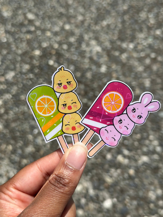 🍭 Aniteez Lollipop Stickers – Holographic & Sweet!