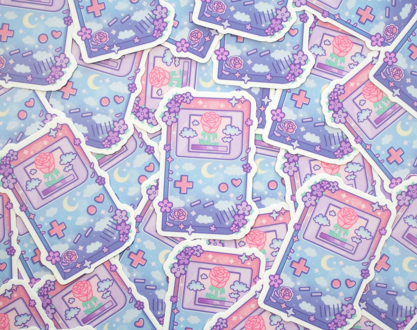 🎀 Game Girl Vinyl Sticker – Retro Gamer Babe Vibes! 👾