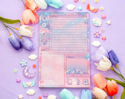 🎮 Game Time Planner Pad – Level Up Your Day! ✍️