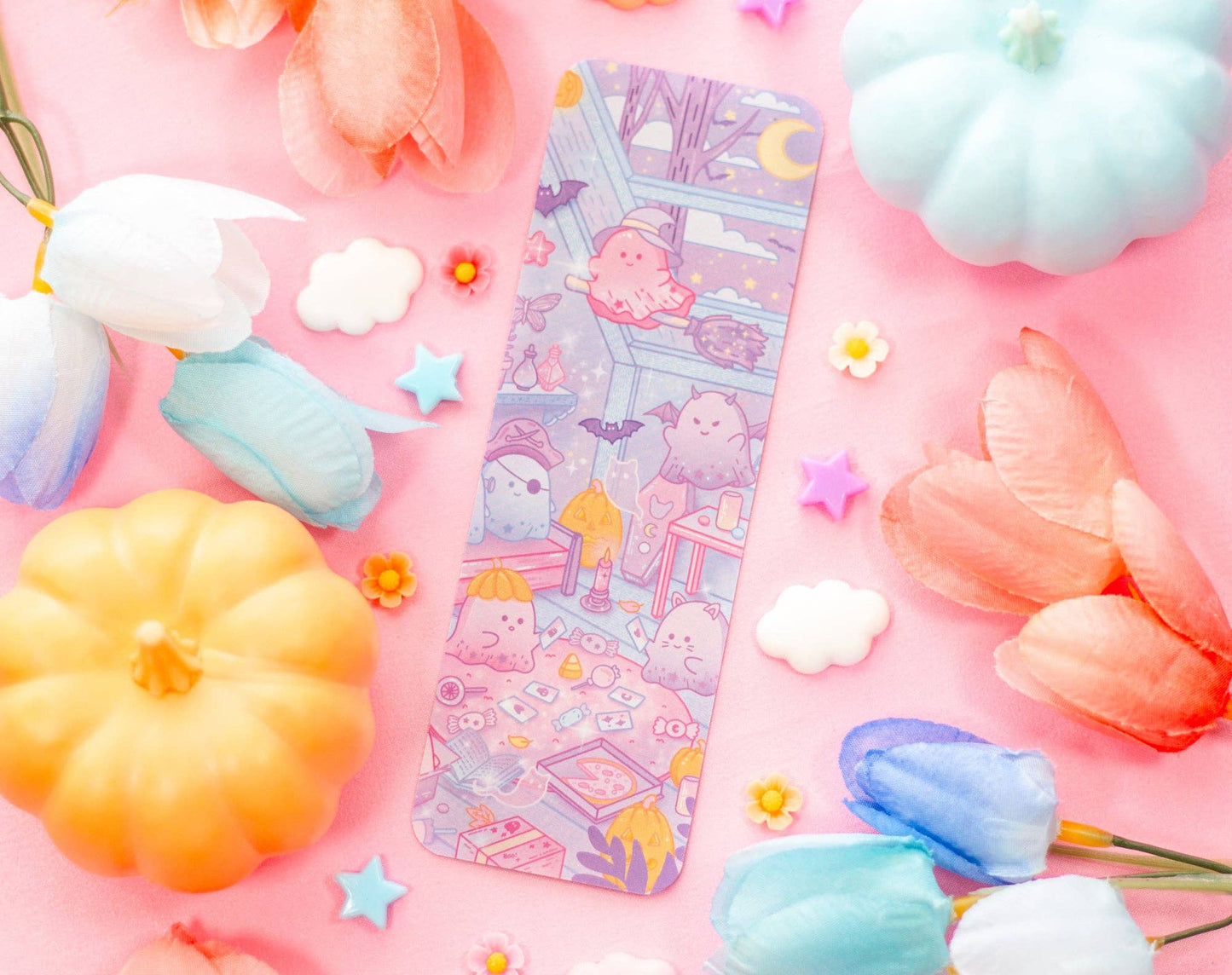 👻 Boo Bash Bookmark – Glossy & Double-Sided! 🎃