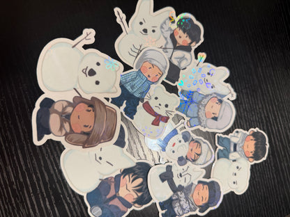 ❄️ Snowy SKZOO Chibi Stickers