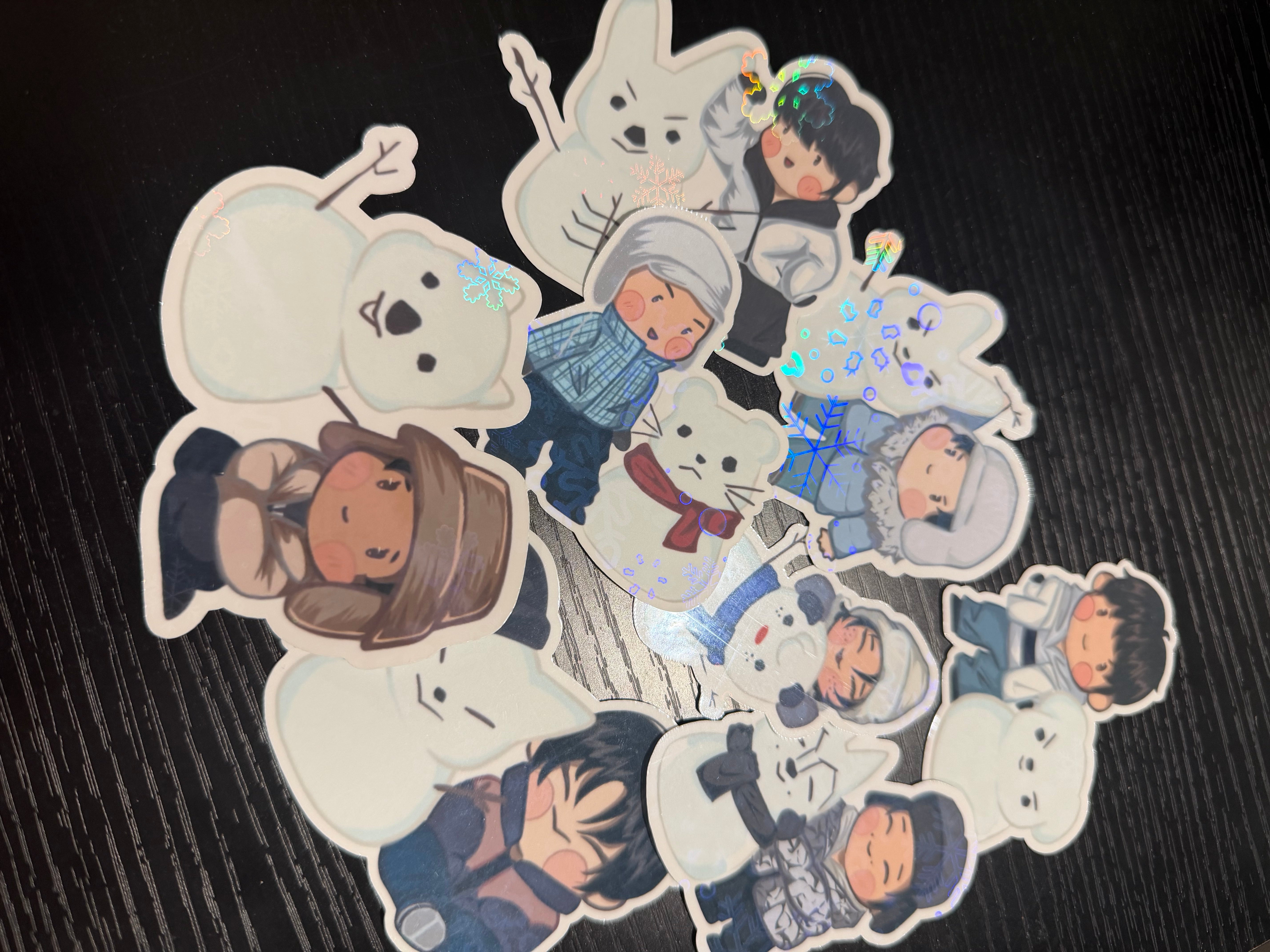 ❄️ Snowy SKZOO Chibi Stickers-thumbmail-1