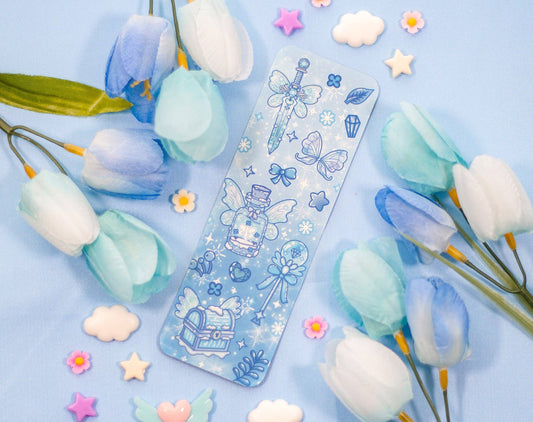 ❄️ Frozen Fairy Bookmark – Glossy & Double-Sided! 🧚‍♀️